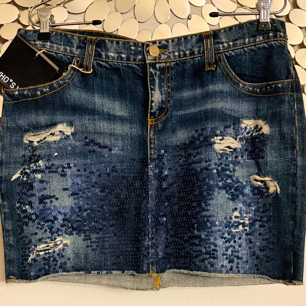 NEW WHO*S WHO Denim Mini